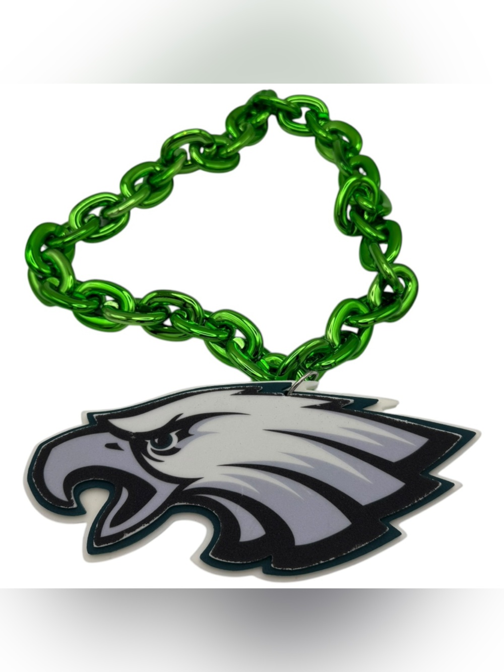 NFL Philadelphia Eagles Team Fan Chain, Green, Eagle Head